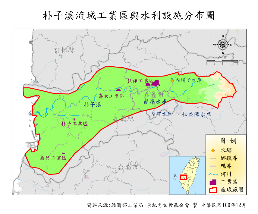 朴子溪(工業區與水利)